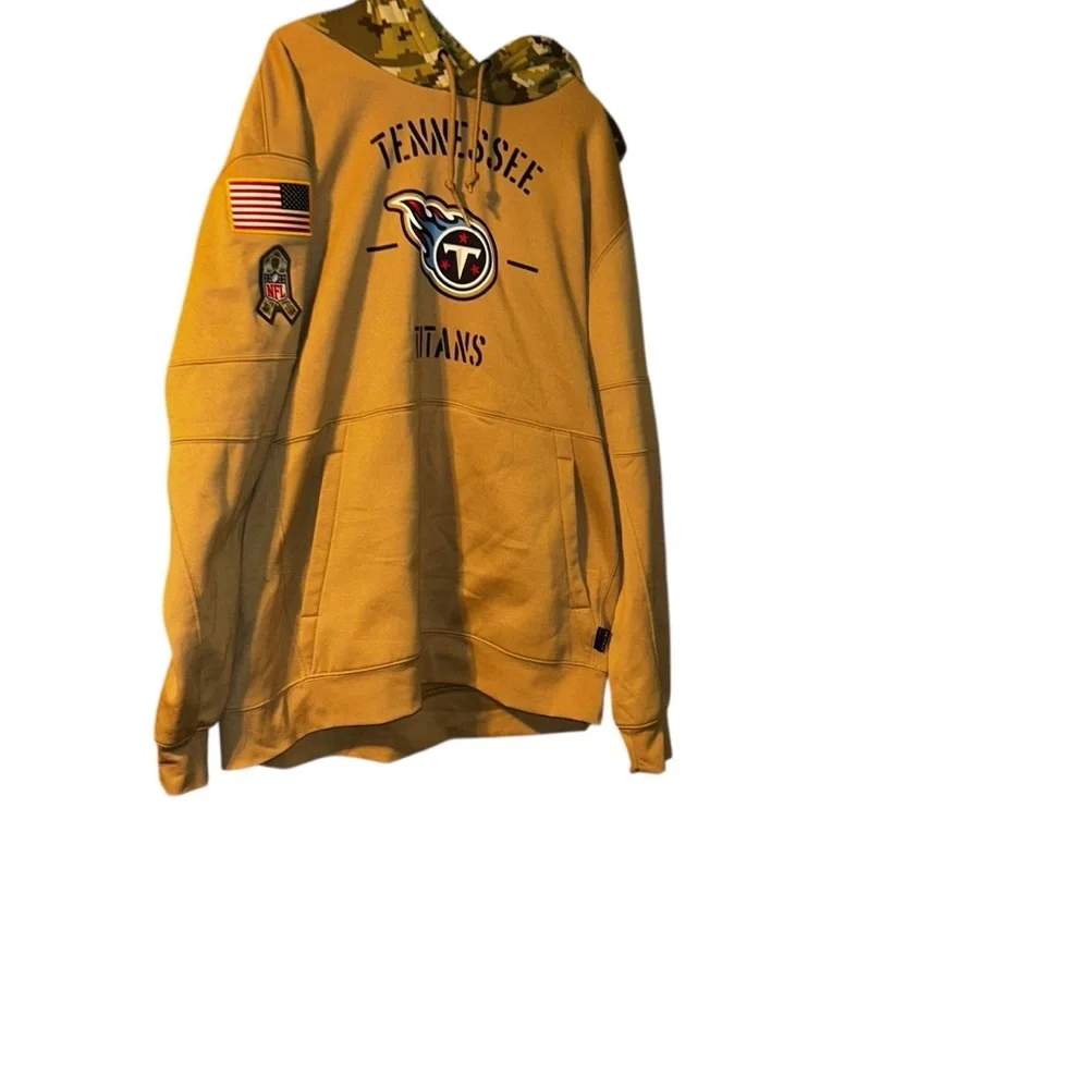 Nike Nfl Tennessee Titans Salute to Service Hoodie Hoody Sweatshirt XL military
